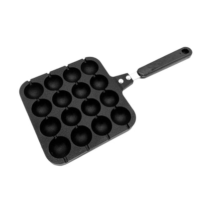 Crofta Takoyaki Octopus Ball Maker Takoyaki Maker Baking Pan for Kitchen Restaurant 16 Hole