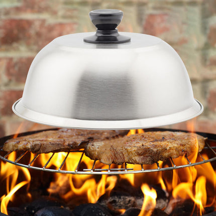 Crofta Grill Domes Cover Grilling Basting Steaming Cover for Kitchen Steak Barbecue 20cm