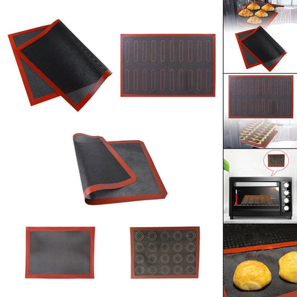 Crofta Baking Mat Bread Making Tools Hollow Out Baking Mat for Cafe Restaurant Home 60x40cm A