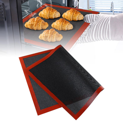 Crofta Baking Mat Bread Making Tools Hollow Out Baking Mat for Cafe Restaurant Home 60x40cm A