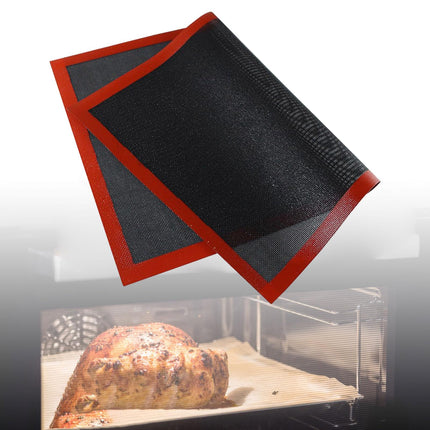 Crofta Baking Mat Bread Making Tools Hollow Out Baking Mat for Cafe Restaurant Home 60x40cm A