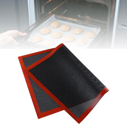 Crofta Baking Mat Bread Making Tools Hollow Out Baking Mat for Cafe Restaurant Home 60x40cm A