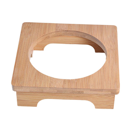 Crofta Bamboo Trivet Natural Bamboo Trivet Mat for Hot Dishes Hot Pot Bibimbap Food Pot holder