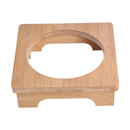 Crofta Bamboo Trivet Natural Bamboo Trivet Mat for Hot Dishes Hot Pot Bibimbap Food Pot holder