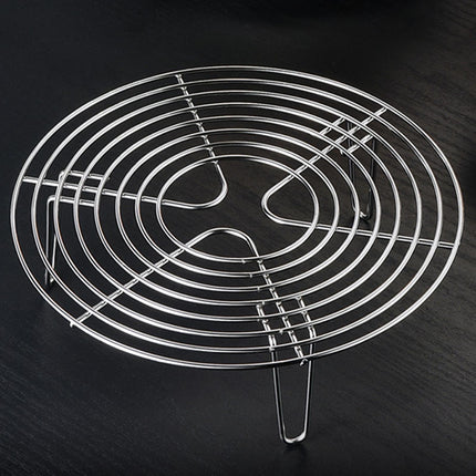 Crofta Round Cooking Rack Round Stainless Steel Steamer Rack for Restaurant Kitchen 6.30inch