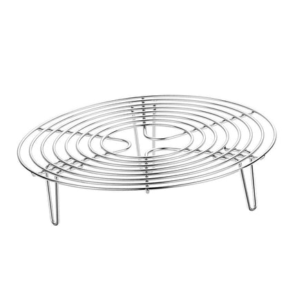 Crofta Round Cooking Rack Round Stainless Steel Steamer Rack for Restaurant Kitchen 6.30inch