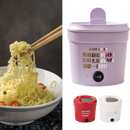 Crofta Portable Soup Steamer Multifunctional Electric Cooker for Pasta Porridge Egg violet