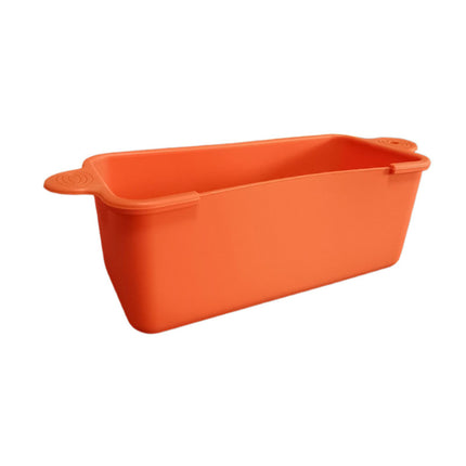 Crofta Griddle Dripping Tray Washable Oil Drip Pan Liners for Party Picnics Kitchen orange