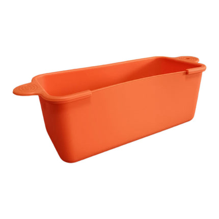 Crofta Griddle Dripping Tray Washable Oil Drip Pan Liners for Party Picnics Kitchen orange