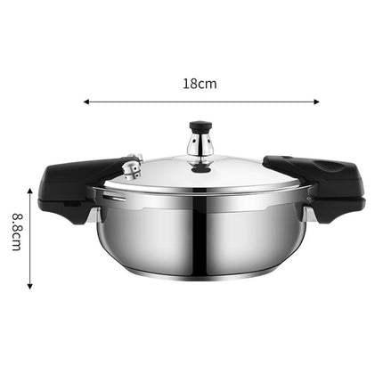 Crofta Pressure Cooker with Secure Knobs Utensils Rice Cooking Pot Commercial Home