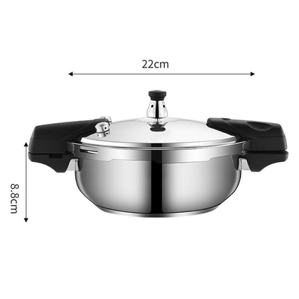 Crofta Pressure Cooker with Secure Knobs Utensils Rice Cooking Pot Commercial Home