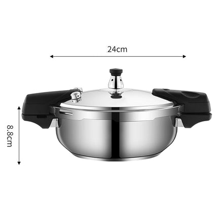 Crofta Pressure Cooker with Secure Knobs Utensils Rice Cooking Pot Commercial Home