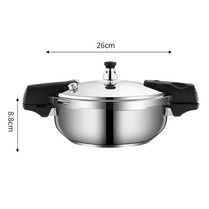 Crofta Pressure Cooker with Secure Knobs Utensils Rice Cooking Pot Commercial Home