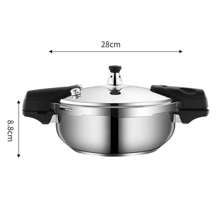 Crofta Pressure Cooker with Secure Knobs Utensils Rice Cooking Pot Commercial Home