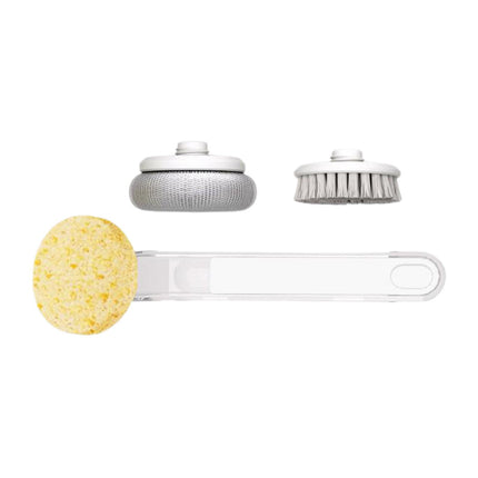 Crofta Pot Brush Non Scratch Scrubbing Dish Brushes for Stoves Cleaning Countertops White