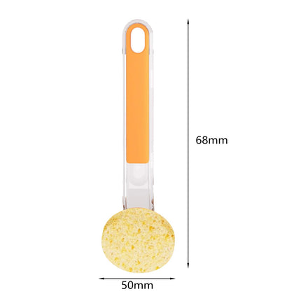 Crofta Pot Brush Non Scratch Scrubbing Dish Brushes for Stoves Cleaning Countertops Orange