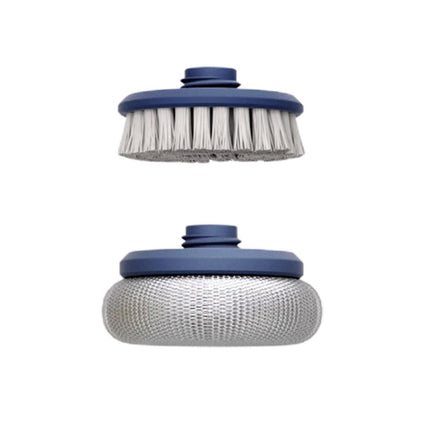 Crofta Pot Brush Non Scratch Scrubbing Dish Brushes for Stoves Cleaning Countertops Blue