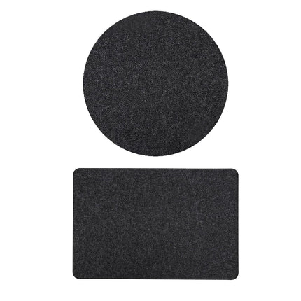 Crofta Heat Resistant Mat Washable Silicone Mats for Coffee Maker Air Fryer Blender Rectangle