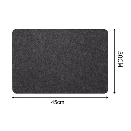 Crofta Heat Resistant Mat Washable Silicone Mats for Coffee Maker Air Fryer Blender Rectangle