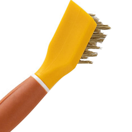 Crofta Creative Cleaning Brush Rust Removal Tool for Kitchen Sink Hotel Yellow