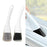 Crofta Window Track Cleaning Brush Handheld Groove Cleaning Brush for Home Gray