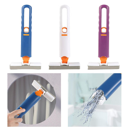 Mini Mop Lightweight Floor Cleaning Hand Free Mops for Home Kitchens Desktop blue