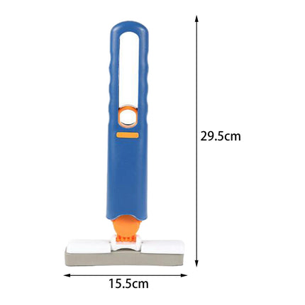 Mini Mop Lightweight Floor Cleaning Hand Free Mops for Home Kitchens Desktop blue