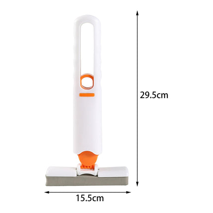 Mini Mop Lightweight Floor Cleaning Hand Free Mops for Home Kitchens Desktop white