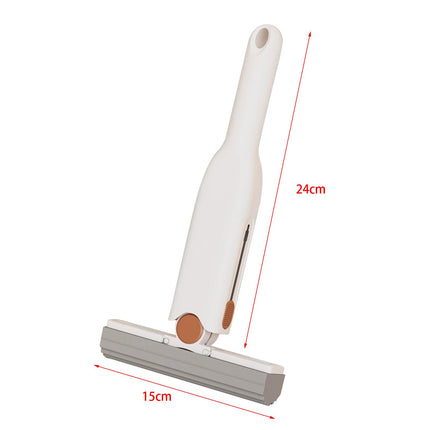 Mini Mop Wet and Drying Use Mini Deep Clean Mops for Household Glass Desktop white