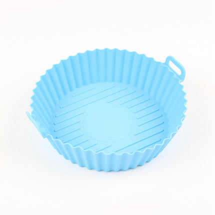 Oven Baking Tray Nonstick Air Fryer Inserts for Home Restaurant Basking Shop Blue