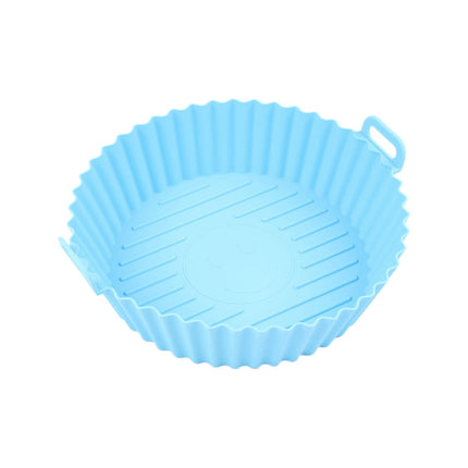 Oven Baking Tray Nonstick Air Fryer Inserts for Home Restaurant Basking Shop Blue