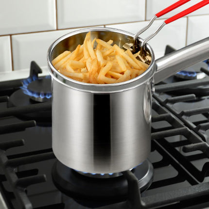 Deep Fryer Milk Pot Thick Cooking Pot for Backpacking Restaurant Dining Room Small