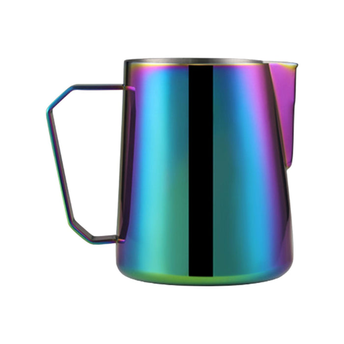 Steamed Milk Pitcher Steam Jug 600ml for Latte Art Cafetiere Cappuccino Colorful