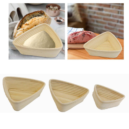 Rattan Bread Proofing Basket Wicker Baking Bowl for Kitchen Home Baking Shop 16cmx16cmx6cm