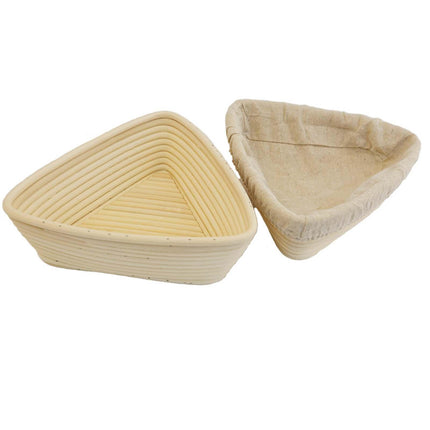 Rattan Bread Proofing Basket Wicker Baking Bowl for Kitchen Home Baking Shop 16cmx16cmx6cm