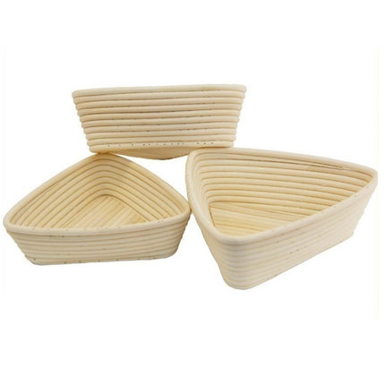 Rattan Bread Proofing Basket Wicker Baking Bowl for Kitchen Home Baking Shop 16cmx16cmx6cm