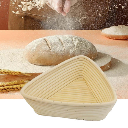 Rattan Bread Proofing Basket Wicker Baking Bowl for Kitchen Home Baking Shop 16cmx16cmx6cm