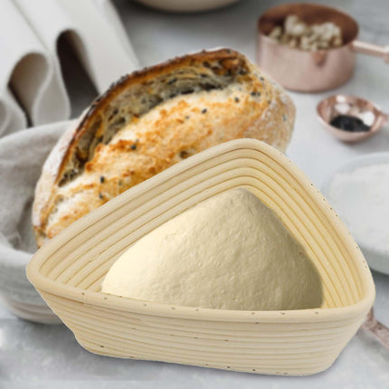 Rattan Bread Proofing Basket Wicker Baking Bowl for Kitchen Home Baking Shop 16cmx16cmx6cm