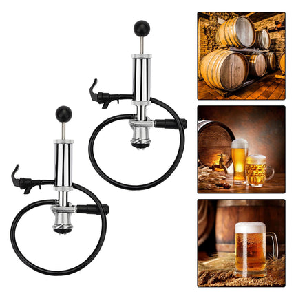 Beer Keg Taps Easy Installation Upgraded Beer Faucet for Holiday Table Party 8 Inch