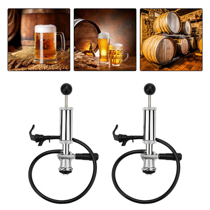 Beer Keg Taps Easy Installation Upgraded Beer Faucet for Holiday Table Party 8 Inch