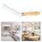 Window Track Cleaning Brush Window Groove Cleaning Brush for Kitchen Bathtub White