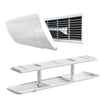 Central Air Conditioner Air Deflector Vent Deflector Adjustable 60cm to 98cm