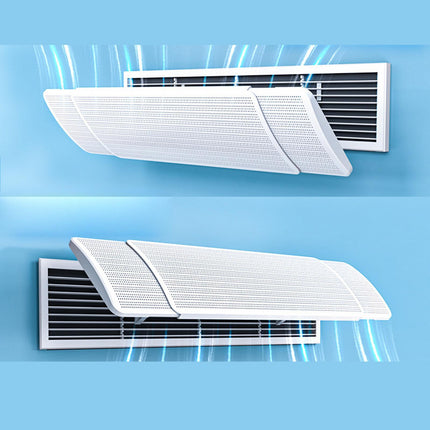 Central Air Conditioner Air Deflector Vent Deflector Adjustable 60cm to 98cm