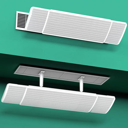 Central Air Conditioner Air Deflector Vent Deflector Adjustable 60cm to 98cm