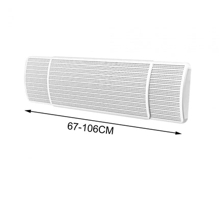 Central Air Conditioner Air Deflector Vent Deflector Adjustable 67cm to 106cm