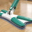 Wet and Dust Mopping Self Wringing for Tiles Cleaning Green and White