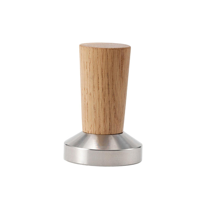 Stainless Steel Coffee Tamper Wooden Handle for Espresso Machine Bar Camping 53mm