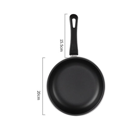 Griddle Pan Cooker Cookware Anti Scald Handle Omelet Pan for Picnic Home BBQ 20cm