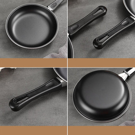 Griddle Pan Cooker Cookware Anti Scald Handle Omelet Pan for Picnic Home BBQ 20cm