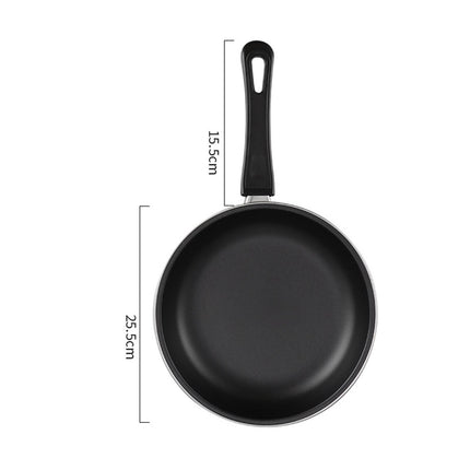 Griddle Pan Cooker Cookware Anti Scald Handle Omelet Pan for Picnic Home BBQ 25cm